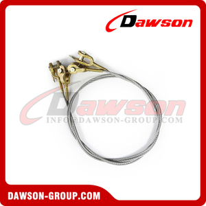 DAWSON Wire Rope Slings with Galvanized Open Spelter Socket