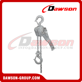 DSAG-P Aluminum Body Small Lever Hoist with 360 Degree Rotation Curved Handle, Mini Lever Block