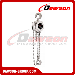 DSS-F 0.5T - 15T Totally Enclosed Stainless Steel Chain Block / Chain Hoist for Offshore Oil Platform