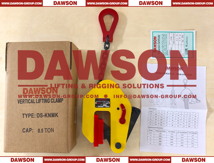 DS-KNMK DS-KNMKA Non-Marking Vertical Clamps, Non Marring Plate Lifting Clamp - Dawson Group Ltd. - China Manufacturer, Supplier, Factory