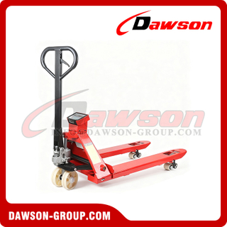 DS-MPTS Manual Pallet Truck Scales, Manual Pallet Truck Jack with Weighing Scale, Economical Hand Pallet Truck Scale