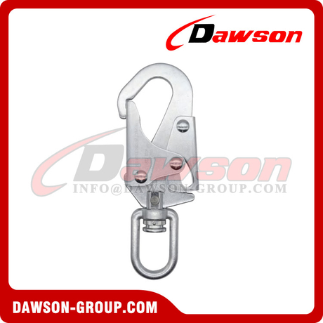 DSJ-2091 High Strength Steel Rope Snap Hook, Sheet Steel Safety