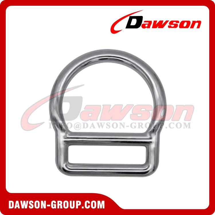 DSJ-3015-1 Outdoor Climb Fall Protection Bent D-Ring, Forged Steel Safety Bending D Ring