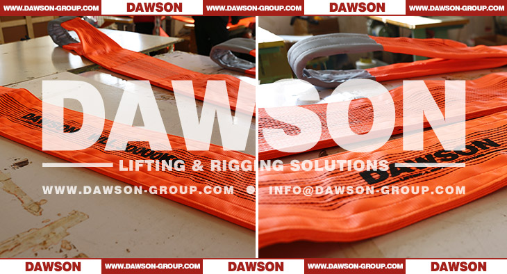 DAWSON WLL 30 Ton 30000KG Heavy Duty Polyester Webbing Slings - Lifting Slings Crane Slings - Dawson Group Ltd. - China Manufacturer