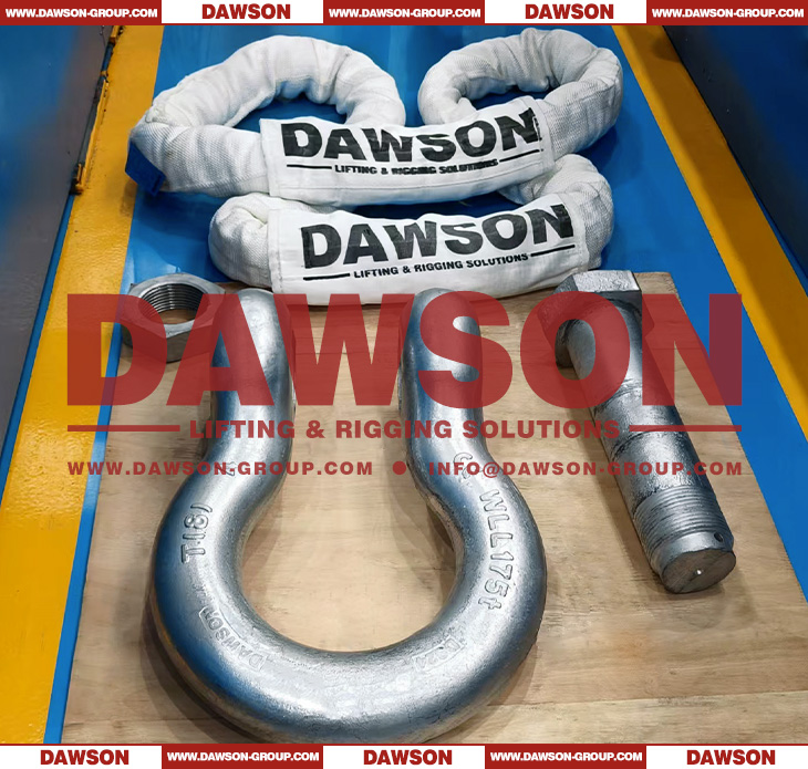 DAWSON &times; TYSONNEEMA Ultra-high Molecular Weight Polyethylene Endless Round Lifting Slings with HMPE UHMWPE Sling Protection - Dawson Group Ltd. - China Manufacturer, Supplier, Factory