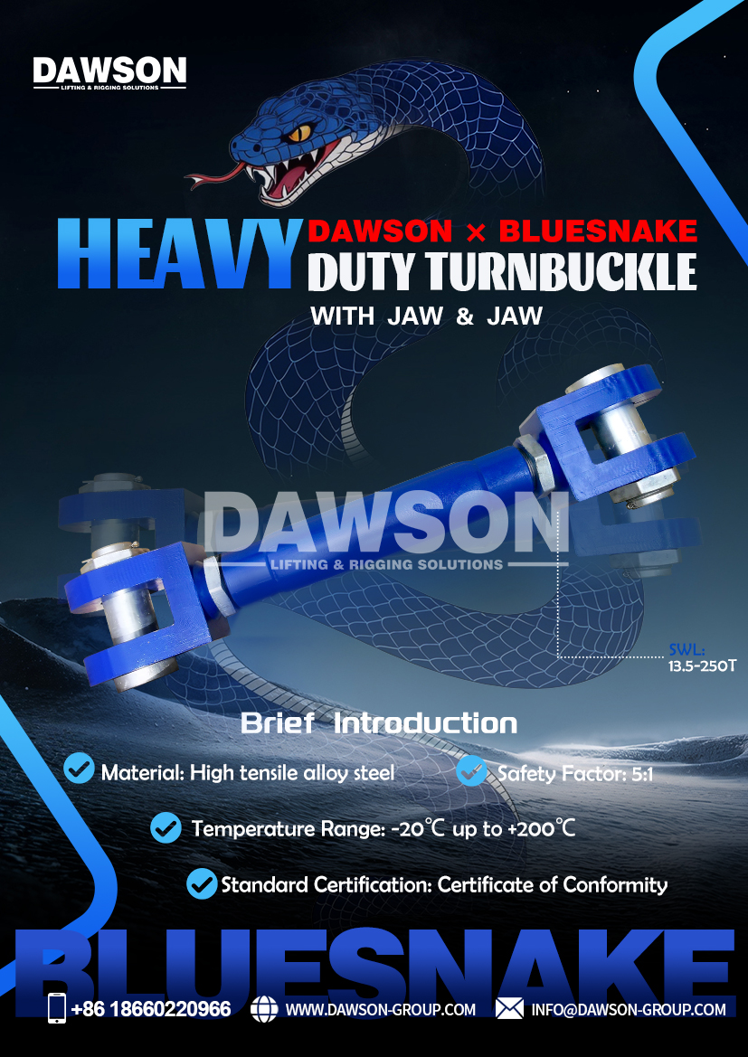 DAWSON&reg; BLUESNAKE&reg; Heavy-Duty Turnbuckle Tighten, Secure, Last Longer - Dawson Group Ltd. - China Manufacturer, Supplier, Factory