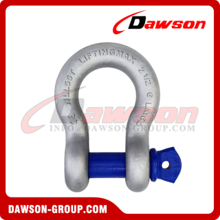 LIFTINGMAX BRAND LM209 US Type Hot Dip Galvanized Forged Alloy Steel Screw Pin Anchor Shackle
