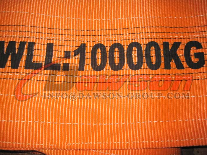 WLL 10000kg Web Sling, Polyester Lifting Slings - Dawson Group Ltd. - China Supplier, Factory