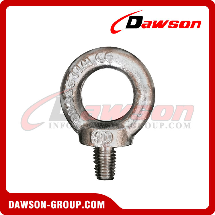 Drop Forged DIN580 Lifting Eye Bolt Stainless Steel 316 Eye Bolts