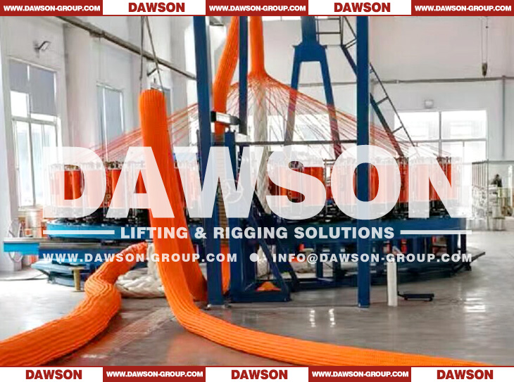 Polyester UHMWPE Double Braided Rope, UHMWPE Endless Sling, High Molecular Weight Polyethylene Fiber Woven Coated Ring Sling, Lifting Rope - Dawson Group Ltd. - China Manufacturer, Factory