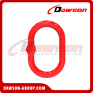  DS093 G80 A344 U.S. Type 7/16''- 2'' Welded Master Link with Flat for Chain Lifting Slings / Wire Rope Lifting Slings