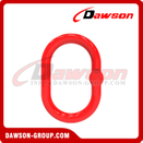  DS487 G80 8-7MM - 36-32MM Forged European Type Master Link for Chain Lifting Slings / Wire Rope Lifting Slings