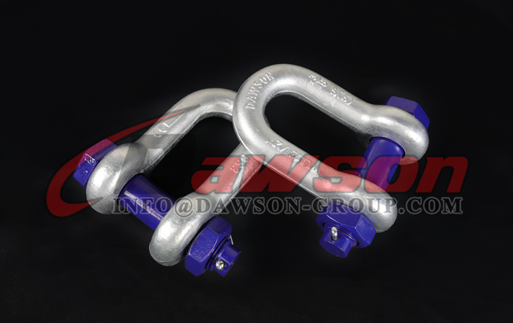US Type DG2150 Hot Dip Galvanized Chain Shackle with Safety Pin, S6 Bolt Type Dee Shackle - Dawson Group Ltd. - China Manufacturer, Supplier, Factory