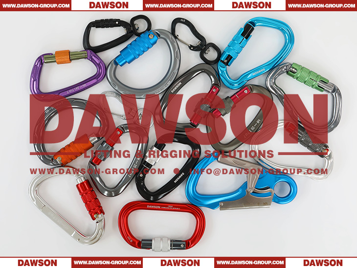 DAWSON A7075 A6061 Aluminum Material Snap Hooks, Aluminium Swivel Carabiner D Ring, Safety Metal Fittings - Dawson Group Ltd. - China Manufacturer, Supplier, Factory