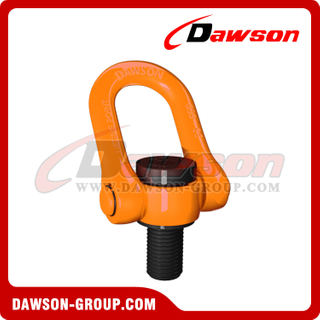 DAWSON UNC WLL 0.7-35T Thread Double Swivel Shackle G80 Swivel Hoist Ring