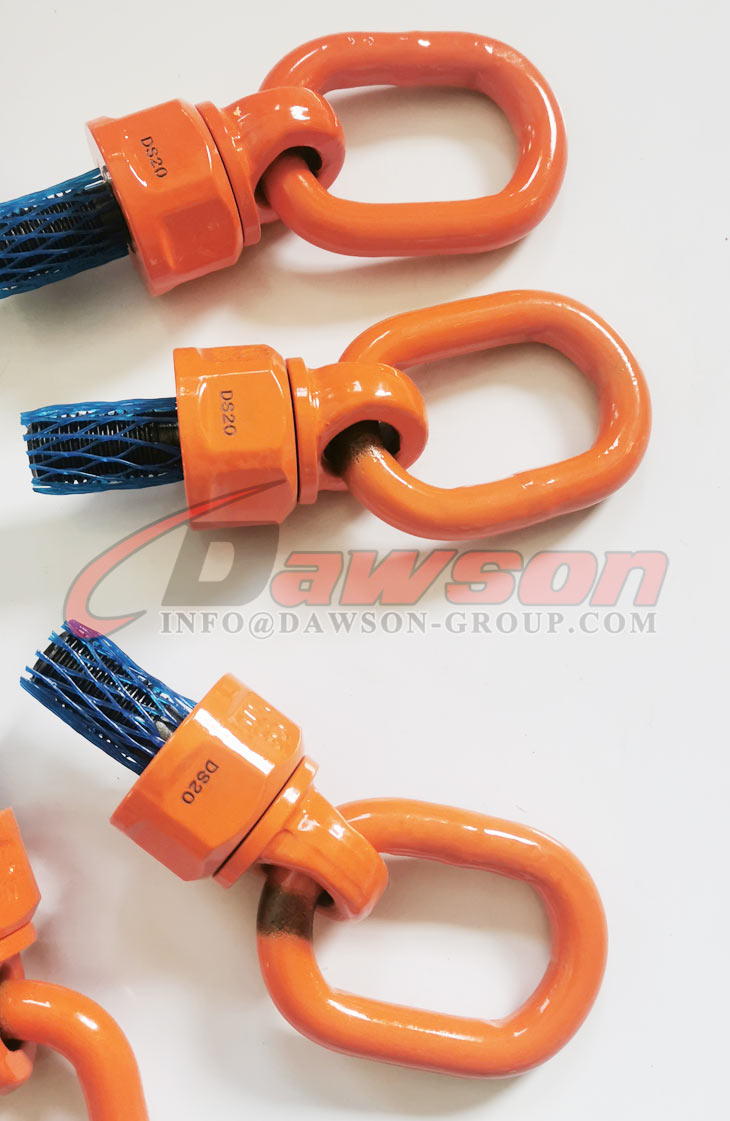 Grade 80 Screw Type Swivel Lifting Point, G80 Alloy Steel Swivel Hoist Ring for Lifting - Dawson Group Ltd. - China Manufacturer, Supplier, Factory