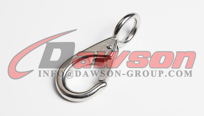 Rigid Eye Snap Hook, 90 degree Fixed Eye Spring Snap Hook - Dawson ...