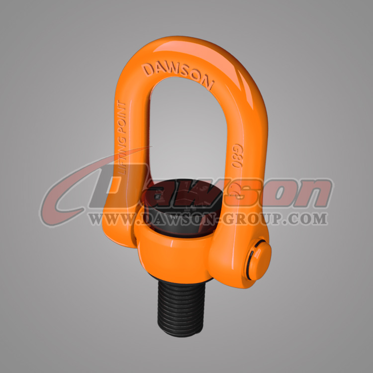 G80 Metric Thread Swivel Hoist Ring, Grade 80 Metric Thread Swivel Hoist Ring, Lifting Points - China Factory