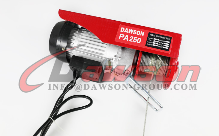 DS-PA200 Steel Mini Electric Wire Rope Hoist for Lifting - Dawson Group Ltd. - China Manufacturer, Supplier
