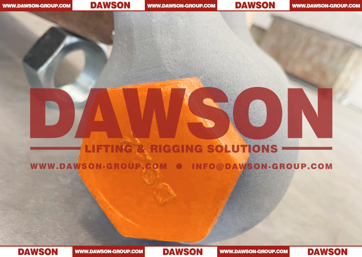 DAWSON BRAND Grade T8 DG2140 Forged Alloy Steel Bow Shackle with Safety Pin, G8 Class DG2140 Bolt Type Anchor Shackle 80T - Dawson Group Ltd. - China Manufacturer Factory