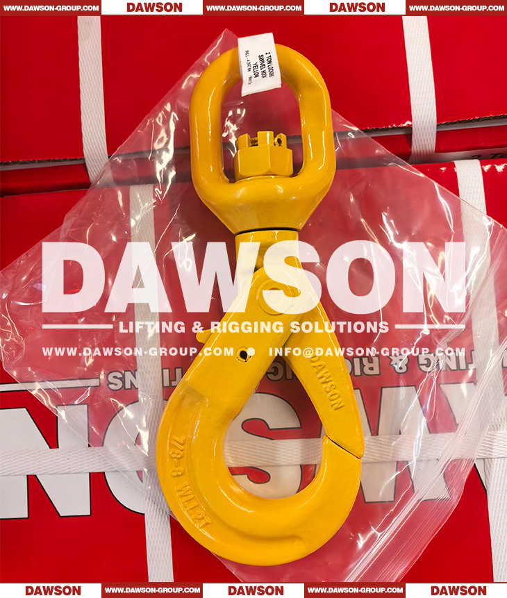 DAWSON DS083 G80 6-32MM European Type Swivel Selflock Hook for Chain Slings - Dawson Group Ltd. - China Manufacturer, Supplier
