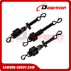Automatic Retractable Ratchet Tie Down Straps with Damping Version, Auto Retractable Ratchet Strap with Non-damping Version and Push Button Release