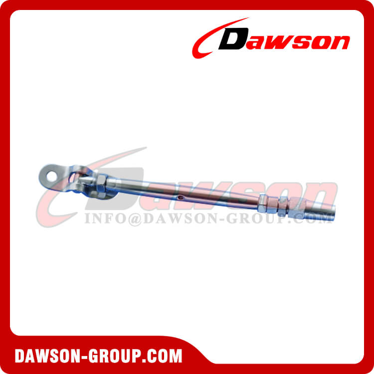 Stainless Steel Rigging Screw with Swageless Deck Toggle