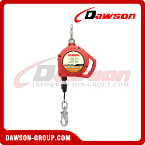 DS-PE-06(S), DS-PE-10(S) 4.8MM Stainless Steel Cable Self-Retracting Lifeline, Galvanized Steel Cable Safety Lifeline