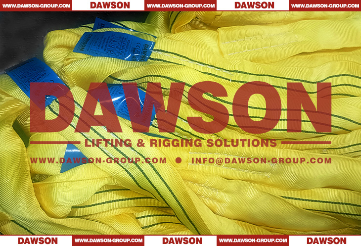 WLL 3T Polyester Round Slings, 3000KG Round Lifting Slings EN1492-2 - Dawson Group Ltd. - China Manufacturer, Supplier, Factory
