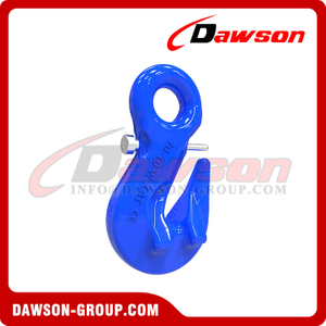DS1045 G100 8-13MM Eye Shortening Cradle Grab Hook with Safety Pin for Adjust Chain Length