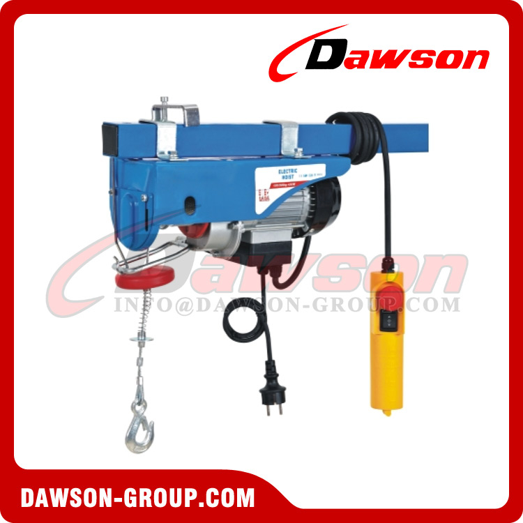 DS200B 12M 20M 30M 40M Mini Electric Hoist with with Quick Installation Hook, Electric Wire Rope Hoist Type B