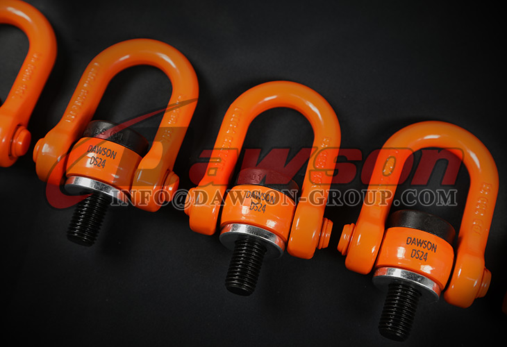 M16 Metric Thread Double Swivel Shackle, Grade 80 Swivel Hoist Ring, G80 Alloy Steel Swivel Hoist Ring for Lifting - Dawson Group Ltd. - China Supplier, Factory