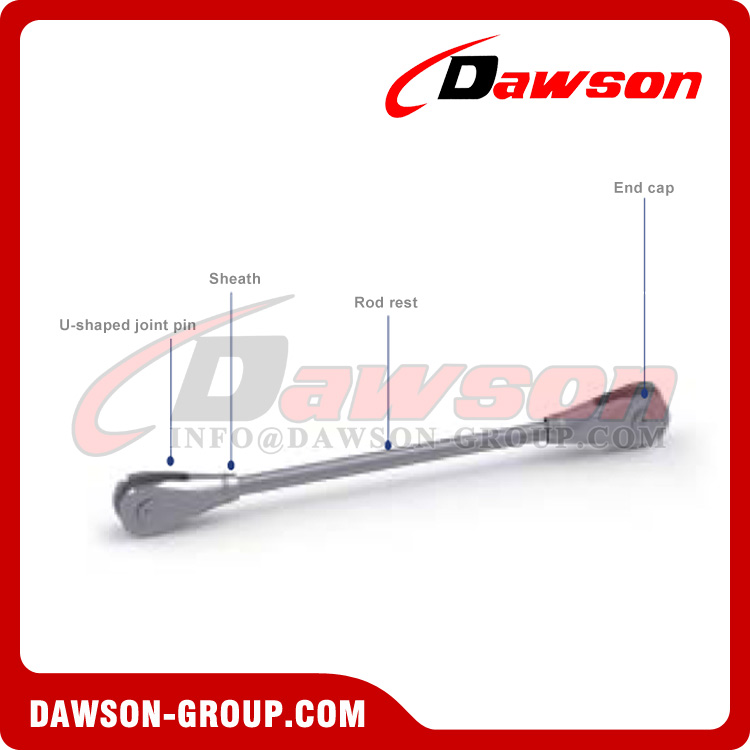 Φ20-Φ210 Construction Bridge Steel Tie Rod Jaw & Jaw Type, Steel Tie Rod Connection UU Type