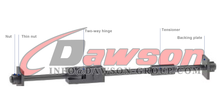 S-type Dock Steel Tie Rod, Tie Rods for Marine, Two-way Hinge Dock Steel  Tie Rod, Tie Rods, Tension Bars, Marine Tie Rods - Dawson Group Ltd. -  China Manufacturer, Supplier, Factory