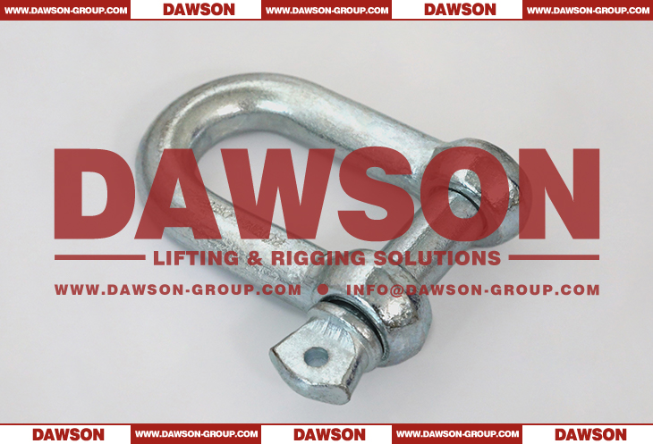 European Type Commercial Galv. Dee Shackle, Chain Shackle with Screw Pin - Dawson Group Ltd. - China Supplier