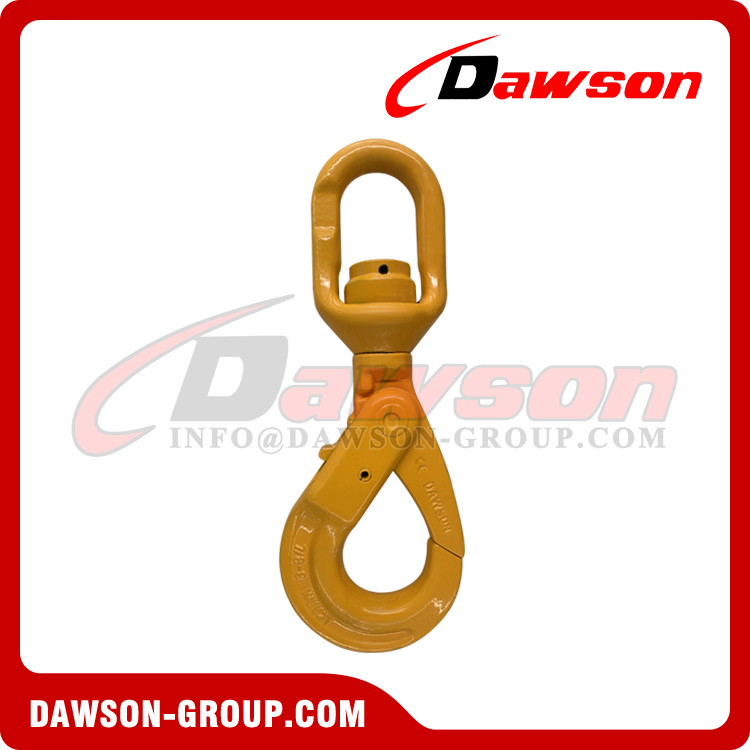 DS042 G80 6-26MM Swivel Selflock Hook With Bearing for Lifting Chain Slings