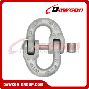 DS1001 G100 Dacromet European Type Connecting Link Hammer Lock Lifting Chain Connector