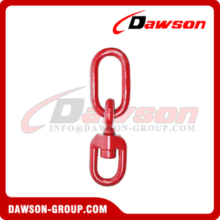 Red Painted Swivels with Ring for Commercial Fishing Trawling Net