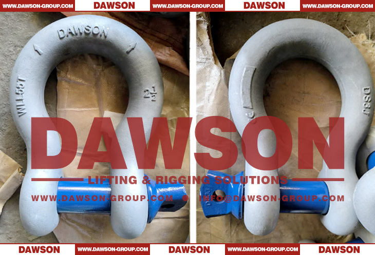 Dawson Brand Hot Dip Galvanized US Type DG209 Bow Shackle with Screw Pin, S6 High Strength Screw Pin Anchor Shackle - Dawson Group Ltd. - China Manufacturer Factory