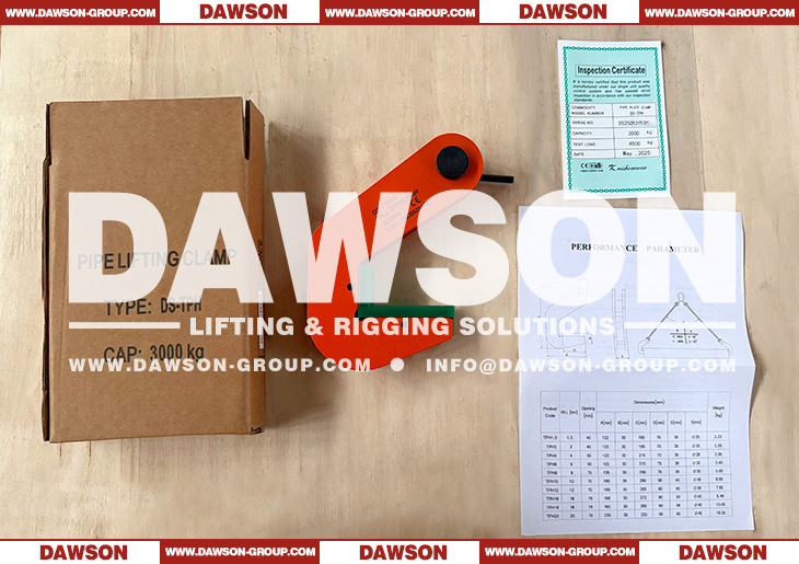 DS-TPH Type Pipe Plate Clamp for Horizontal Lifting and Transporting - Dawson Group Ltd. - China Manufacturer, Supplier