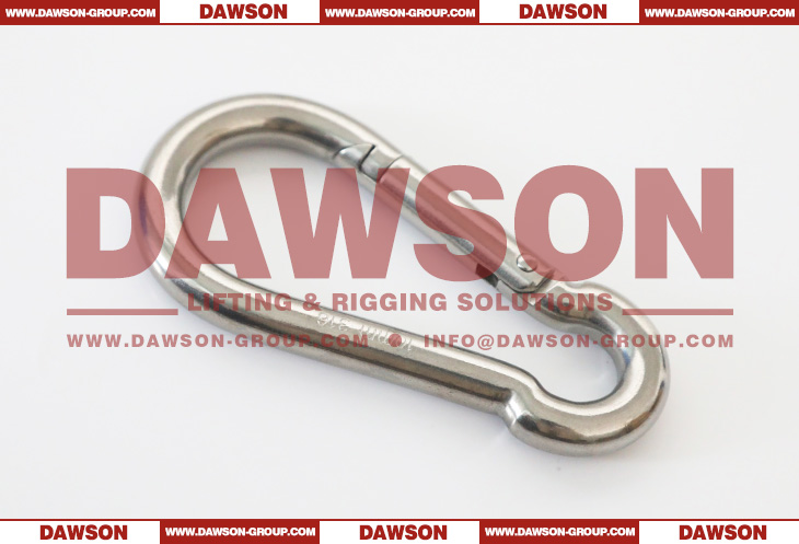 Stainless Steel Snap Hook DIN5299 Form C, DIN5299C AISI 304 AISI 316 Spring Carabiner - Dawson Group Ltd. - China Manufacturer, Supplier