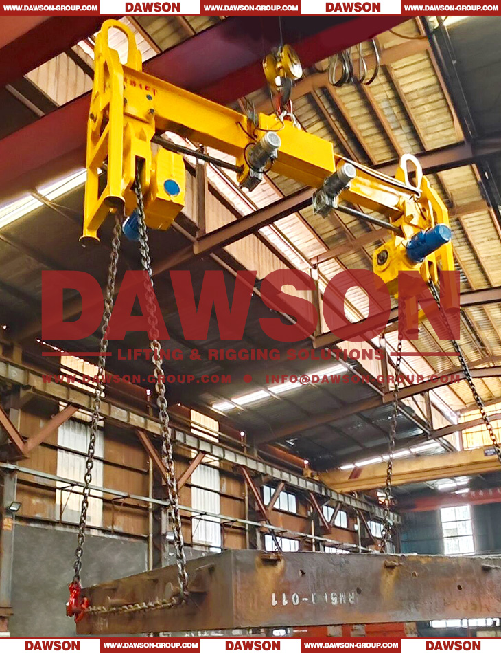 WLL 15T Electric Telescopic Spreader, Electric Telescopic Flip Machine ...