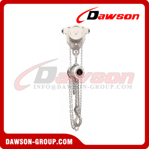 DSS-ZH 0.5T-15T Combined Type Stainless Steel Chain Hoist with Trolley Clamp, SS Manual Chain Block