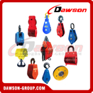 DAWSON Heavy Duty Snatch Block, Lifting Pulley Blocks, Wire Rope Pulley
