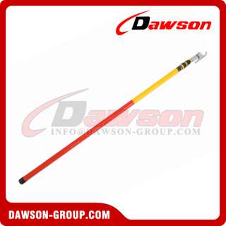 DAWSON High Voltage Telescopic Fiberglass Hot Sticks, Telescoping Disconnect Tool, Insulated Hand Tools