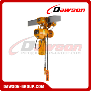 DS-HBT 0.5T-32T Electric Chain Hoist with Electric Trolley, 500kg-32000kg Heavy Duty Electric Hoist, Lifting Tools & Equipment