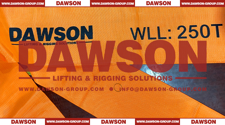 DAWSON WLL 250T Polyester Heavy Duty Round Slings for Lifting - Dawson Group Ltd. - China Supplier
