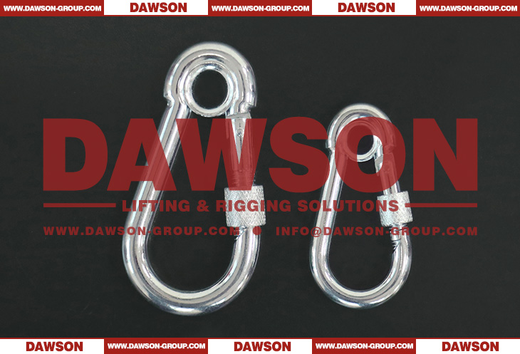 DAWSON Electric Galvanized Snap Hook with Eyelet and Screw with Zinc Plated, Carbine Hooks - Dawson Group Ltd. - China Manufacturer