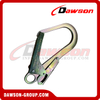 DSJ-2031 Climbing Harness Full Body Harness Fall Protection Steel Snap Hook, Forged Steel Safety Scaffold Hook