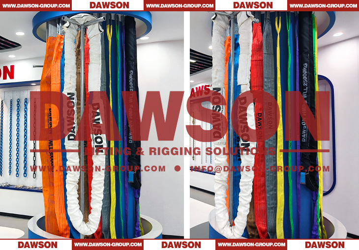 DAWSON &times; TYSONNEEMA HMPE Endless Round Lifting Slings with HMPE UHMWPE Sling Protection - Dawson Group Ltd. - China Factory, Supplier